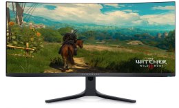 Dell Monitor zakrzywiony 34.18 cala AW3423DWF AMD FreeSync Premium Pro 165Hz OLED QHD (3440x1440)/21:9/DP/HDMI/5xUSB/3Y AES&PPE