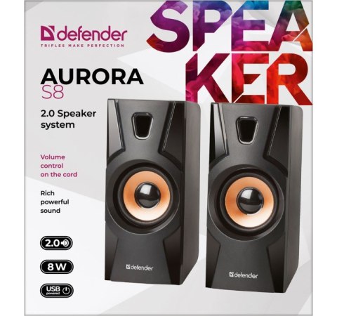 Defender Głośniki przewodowe AURORA S8 2.0 Defender Głośniki przewodowe AURORA S8 2.0