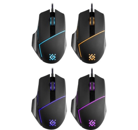Defender Mysz gamingowa Warfame GM-880L optyczna 12800dpi 8P RGB Defender Mysz gamingowa Warfame GM-880L optyczna 12800dpi 8P RGB