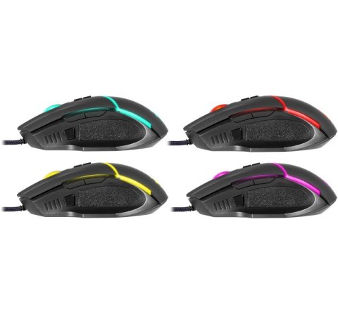Defender Mysz gamingowa Warfame GM-880L optyczna 12800dpi 8P RGB Defender Mysz gamingowa Warfame GM-880L optyczna 12800dpi 8P RGB