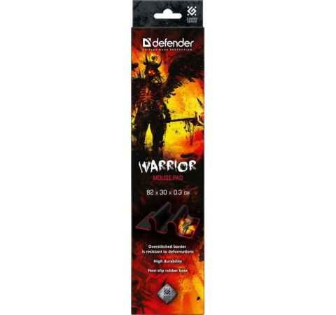 Defender Podkładka Gaming Warrior 820 x 300 x 3 mm Defender Podkładka Gaming Warrior 820 x 300 x 3 mm