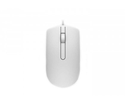 Dell Przewodowa mysz optyczna USB biała MS116 Dell Przewodowa mysz optyczna USB biała MS116