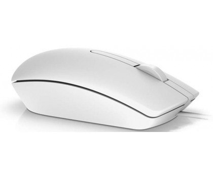 Dell Przewodowa mysz optyczna USB biała MS116 Dell Przewodowa mysz optyczna USB biała MS116