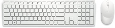 Dell Zestaw bezprzewodowy klawiatura + mysz KM5221W biały Dell Zestaw bezprzewodowy klawiatura + mysz KM5221W biały