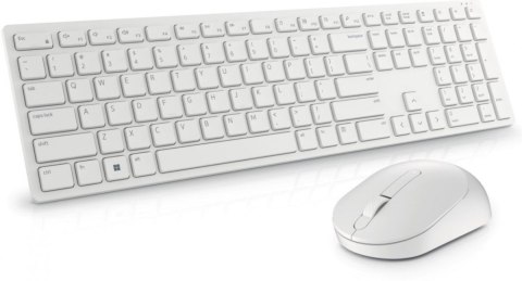 Dell Zestaw bezprzewodowy klawiatura + mysz KM5221W biały Dell Zestaw bezprzewodowy klawiatura + mysz KM5221W biały