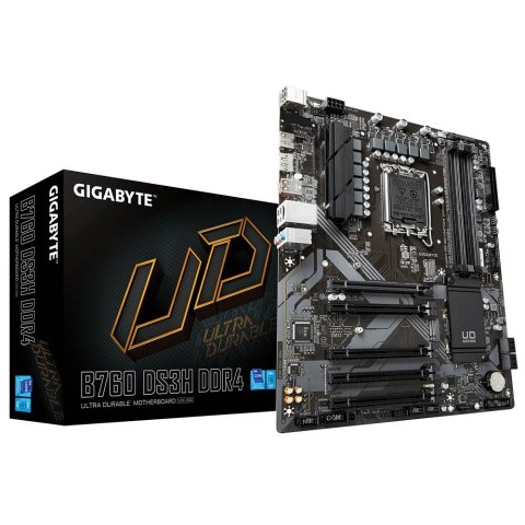 Gigabyte Płyta główna B760 DS3H s1700 4DDR5 DP/HDMI ATX Gigabyte Płyta główna B760 DS3H s1700 4DDR5 DP/HDMI ATX