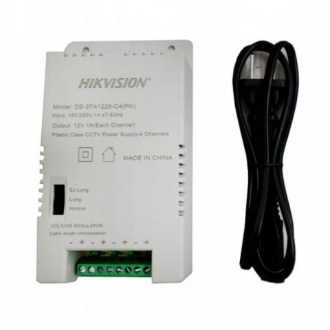 Hikvision Zasilacz 12V/1A DS-2FA1225-C4 Hikvision Zasilacz 12V/1A DS-2FA1225-C4