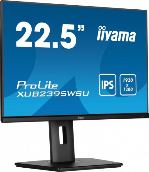 IIYAMA Monitor 22.5 cala XUB2395WSU-B5 IPS, PIVOT, 1920x1200, DP, HDMI, VGA, 16:10, 2xUSB, 2x2W, Freesync, HAS(150mm) IIYAMA Monitor 22.5 cala XUB2395WSU-B5 IPS, PIVOT, 1920x1200, DP, HDMI, VGA, 16:10, 2xUSB, 2x2W, Freesync, HAS(150mm)