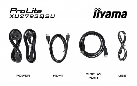 IIYAMA Monitor 27 cali ProLite XU2793QSU-B6 IPS,QHD,100Hz,HDMI,DP,2x2W,2xUSB(3.2), FreeSync IIYAMA Monitor 27 cali ProLite XU2793QSU-B6 IPS,QHD,100Hz,HDMI,DP,2x2W,2xUSB(3.2), FreeSync