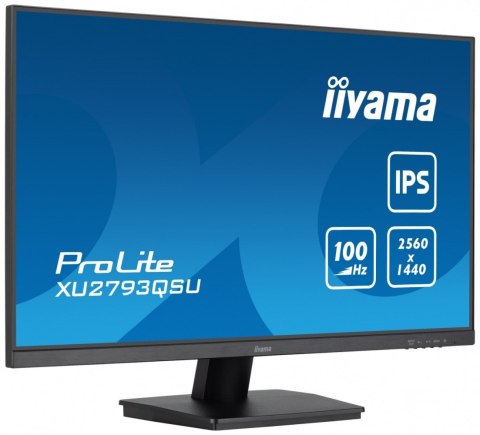 IIYAMA Monitor 27 cali ProLite XU2793QSU-B6 IPS,QHD,100Hz,HDMI,DP,2x2W,2xUSB(3.2), FreeSync IIYAMA Monitor 27 cali ProLite XU2793QSU-B6 IPS,QHD,100Hz,HDMI,DP,2x2W,2xUSB(3.2), FreeSync