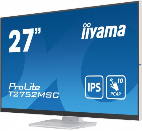 IIYAMA Monitor 27 cali T2752MSC-W1 10 PKT. POJ,IPS,HDMI,DP,2x2USB(3.2),2x1W400cd/m2,7H IIYAMA Monitor 27 cali T2752MSC-W1 10 PKT. POJ,IPS,HDMI,DP,2x2USB(3.2),2x1W400cd/m2,7H