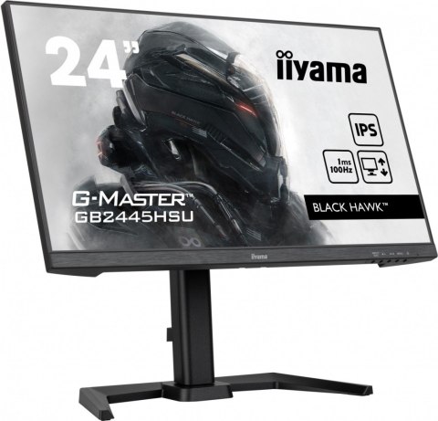 IIYAMA Monitor G-Master 23.8 cala GB2445HSU-B1 IPS,FHD,100Hz,1ms,2xUSB,HDMI,DP,2x2W, FreeSync,HAS(150mm) IIYAMA Monitor G-Master 23.8 cala GB2445HSU-B1 IPS,FHD,100Hz,1ms,2xUSB,HDMI,DP,2x2W, FreeSync,HAS(150mm)