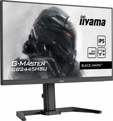 IIYAMA Monitor G-Master 23.8 cala GB2445HSU-B1 IPS,FHD,100Hz,1ms,2xUSB,HDMI,DP,2x2W, FreeSync,HAS(150mm) IIYAMA Monitor G-Master 23.8 cala GB2445HSU-B1 IPS,FHD,100Hz,1ms,2xUSB,HDMI,DP,2x2W, FreeSync,HAS(150mm)