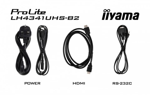 IIYAMA Monitor ProLite LH4341UHS-B2 42.5 cala 24/7,500cd,4K,IPS,3xHDMI IIYAMA Monitor ProLite LH4341UHS-B2 42.5 cala 24/7,500cd,4K,IPS,3xHDMI