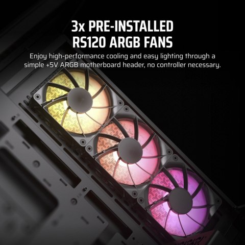 Corsair Obudowa 3500X ICUE LINK RGB TG Mid-Tower czarna Corsair Obudowa 3500X ICUE LINK RGB TG Mid-Tower czarna