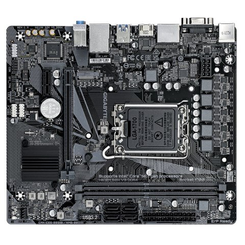 Gigabyte Płyta główna H610M S2H V3 DDR4 s1700 2DDR4 DP/HDMI M.2 mATX Gigabyte Płyta główna H610M S2H V3 DDR4 s1700 2DDR4 DP/HDMI M.2 mATX