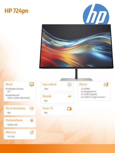 HP Inc. Monitor S7 Pro 724pn WUXGA 8X534AA HP Inc. Monitor S7 Pro 724pn WUXGA 8X534AA
