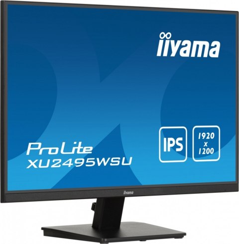 IIYAMA Monitor 24 cale XU2495WSU-B7 IPS,16:10,300cd,4ms,HDMI,DP,3xUSB(3.2), 1xUSB-c,2x2W,FlickerFree IIYAMA Monitor 24 cale XU2495WSU-B7 IPS,16:10,300cd,4ms,HDMI,DP,3xUSB(3.2), 1xUSB-c,2x2W,FlickerFree