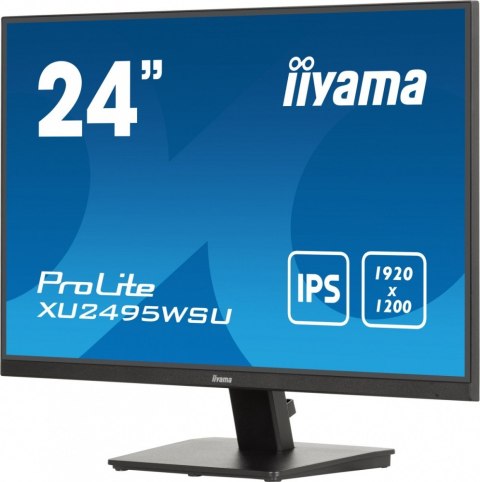 IIYAMA Monitor 24 cale XU2495WSU-B7 IPS,16:10,300cd,4ms,HDMI,DP,3xUSB(3.2), 1xUSB-c,2x2W,FlickerFree IIYAMA Monitor 24 cale XU2495WSU-B7 IPS,16:10,300cd,4ms,HDMI,DP,3xUSB(3.2), 1xUSB-c,2x2W,FlickerFree