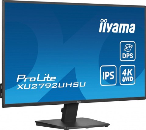IIYAMA Monitor 27 cali XU2792UHSU-B6 4K,IPS,DP,HDMI,USB-C Power delivery, 350 cd, DPS IIYAMA Monitor 27 cali XU2792UHSU-B6 4K,IPS,DP,HDMI,USB-C Power delivery, 350 cd, DPS