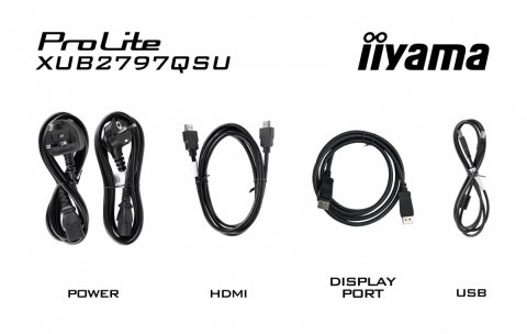 IIYAMA Monitor 27 cali XUB2797QSU-B1 IPS,HDMI,DP,100Hz,QHD,HAS(150mm),1ms, 2xUSB(3.2),2x2W,ADAPTIVE SYNC,FlickerFree /5y/ IIYAMA Monitor 27 cali XUB2797QSU-B1 IPS,HDMI,DP,100Hz,QHD,HAS(150mm),1ms, 2xUSB(3.2),2x2W,ADAPTIVE SYNC,FlickerFree /5y/