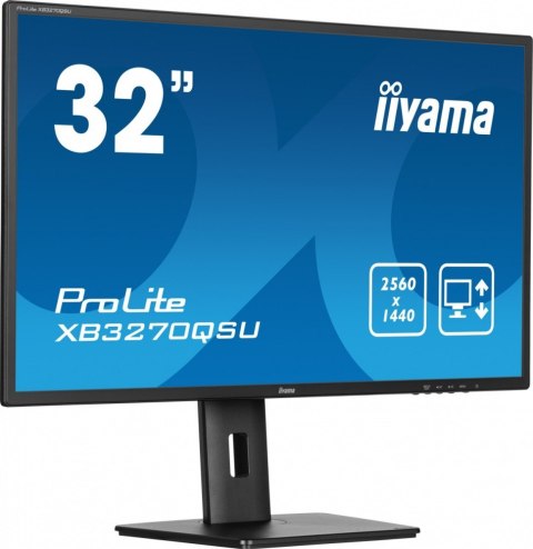 IIYAMA Monitor 32 cale XB3270QSU-B1 IPS,WQHD,HDMI,DP,100Hz,250cd,3ms,2x2W, 3xUSB(3.2),FlickerFree,VESA,HAS(150mm) IIYAMA Monitor 32 cale XB3270QSU-B1 IPS,WQHD,HDMI,DP,100Hz,250cd,3ms,2x2W, 3xUSB(3.2),FlickerFree,VESA,HAS(150mm)