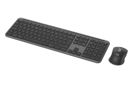 Logitech Zestaw mysz + klawiatura MK950 Sigantura Slim US Graphite 920-012490 Logitech Zestaw mysz + klawiatura MK950 Sigantura Slim US Graphite 920-012490