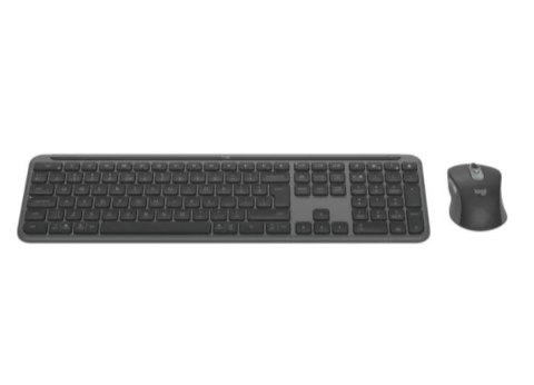 Logitech Zestaw mysz + klawiatura MK950 Sigantura Slim US Graphite 920-012490 Logitech Zestaw mysz + klawiatura MK950 Sigantura Slim US Graphite 920-012490