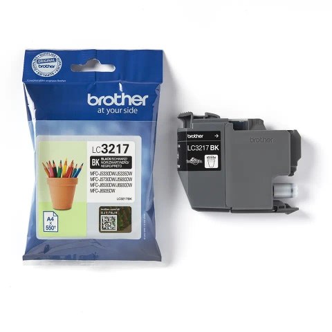Brother Tusz LC3217BK BLACK 550 stron do MFC-J53/57/59/65/69xxDW Brother Tusz LC3217BK BLACK 550 stron do MFC-J53/57/59/65/69xxDW