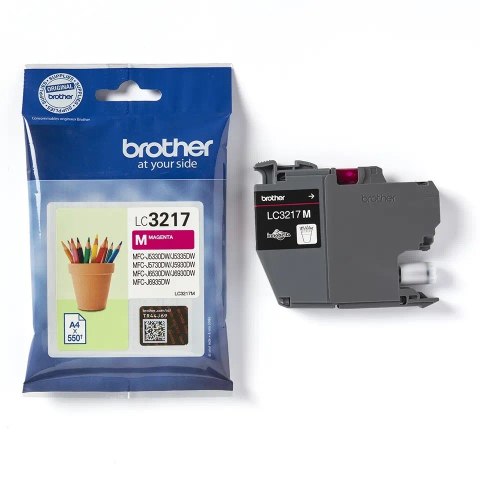 Brother Tusz LC3217M MAGENTA 550str do MFC-J53/57/59/65/69xxDW Brother Tusz LC3217M MAGENTA 550str do MFC-J53/57/59/65/69xxDW