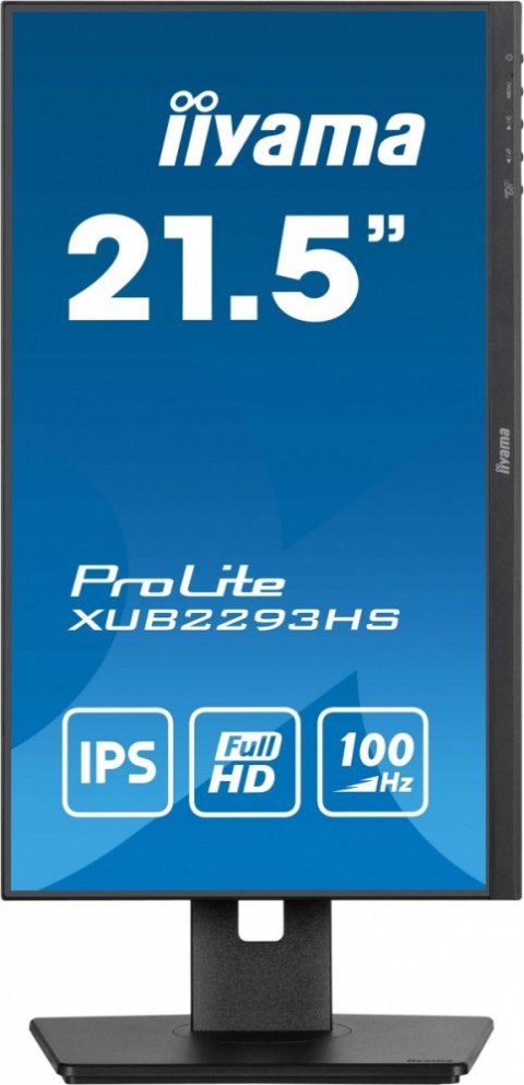 IIYAMA Monitor 22 cale XUB2293HS-B6 IPS,HDMI,DP,HAS(150mm) IIYAMA Monitor 22 cale XUB2293HS-B6 IPS,HDMI,DP,HAS(150mm)
