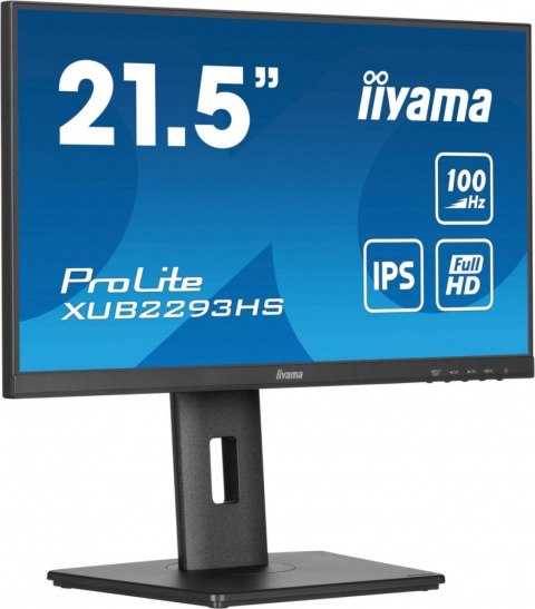 IIYAMA Monitor 22 cale XUB2293HS-B6 IPS,HDMI,DP,HAS(150mm) IIYAMA Monitor 22 cale XUB2293HS-B6 IPS,HDMI,DP,HAS(150mm)