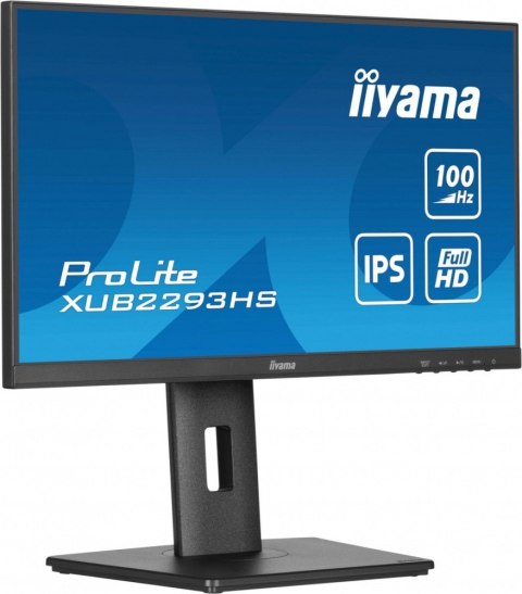 IIYAMA Monitor 22 cale XUB2293HS-B6 IPS,HDMI,DP,HAS(150mm) IIYAMA Monitor 22 cale XUB2293HS-B6 IPS,HDMI,DP,HAS(150mm)