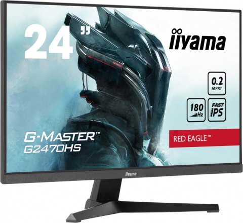 IIYAMA Monitor 24 cale G2470HS-B1 IPS,FHD, 180Hz IIYAMA Monitor 24 cale G2470HS-B1 IPS,FHD, 180Hz