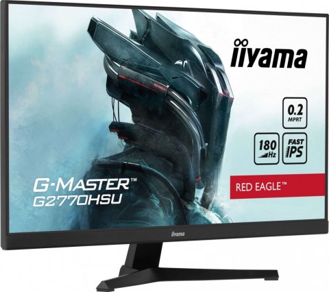 IIYAMA Monitor 27 cali G2770HSU-B6 0.2ms,IPS,DP,HDMI,180Hz IIYAMA Monitor 27 cali G2770HSU-B6 0.2ms,IPS,DP,HDMI,180Hz