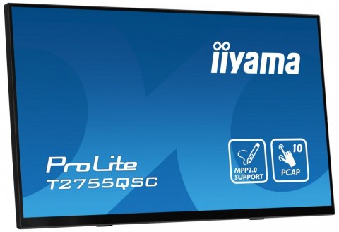 IIYAMA Monitor 27 cali T2755QSC-B1 Dotyk, USB, HDMI, IPS, QHD IIYAMA Monitor 27 cali T2755QSC-B1 Dotyk, USB, HDMI, IPS, QHD