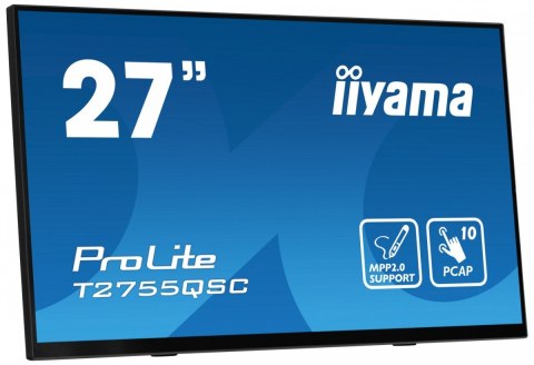 IIYAMA Monitor 27 cali T2755QSC-B1 Dotyk, USB, HDMI, IPS, QHD IIYAMA Monitor 27 cali T2755QSC-B1 Dotyk, USB, HDMI, IPS, QHD