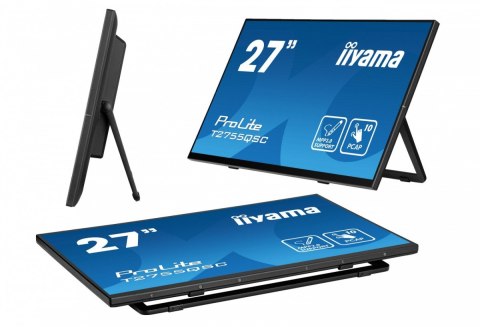 IIYAMA Monitor 27 cali T2755QSC-B1 Dotyk, USB, HDMI, IPS, QHD IIYAMA Monitor 27 cali T2755QSC-B1 Dotyk, USB, HDMI, IPS, QHD