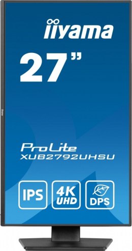 IIYAMA Monitor 27 cali XUB2792UHSU-B6,4K,IPS,DP,HDMI,USB-C