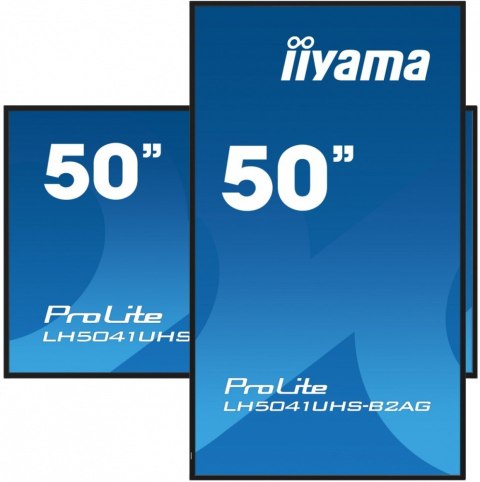 IIYAMA Monitor 50 cali LH5041UHS-B2 VA,4K,24/7,LAN,USB,HDMI IIYAMA Monitor 50 cali LH5041UHS-B2 VA,4K,24/7,LAN,USB,HDMI