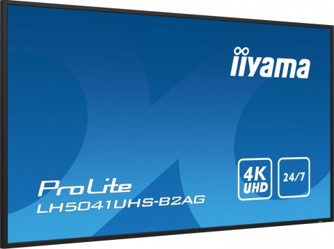 IIYAMA Monitor 50 cali LH5041UHS-B2 VA,4K,24/7,LAN,USB,HDMI IIYAMA Monitor 50 cali LH5041UHS-B2 VA,4K,24/7,LAN,USB,HDMI