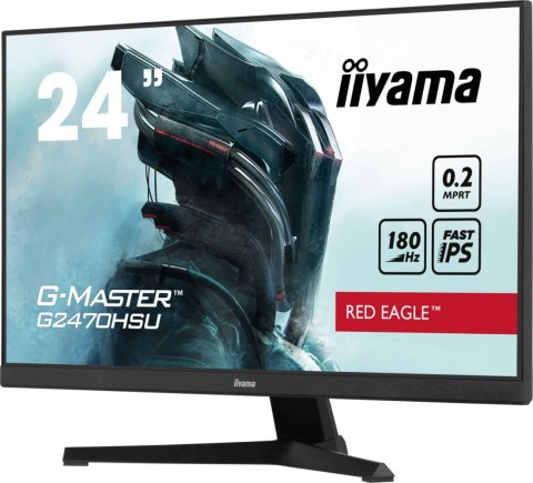 IIYAMA Monitor G-Master 23.8 cala G2470HSU-B6 0.2ms,IPS,DP,HDMI,180Hz IIYAMA Monitor G-Master 23.8 cala G2470HSU-B6 0.2ms,IPS,DP,HDMI,180Hz