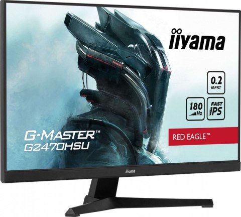 IIYAMA Monitor G-Master 23.8 cala G2470HSU-B6 0.2ms,IPS,DP,HDMI,180Hz IIYAMA Monitor G-Master 23.8 cala G2470HSU-B6 0.2ms,IPS,DP,HDMI,180Hz