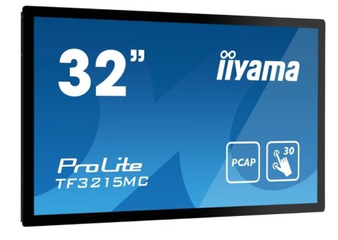 IIYAMA Monitor dotykowy 32 cale TF3215MC-B2 POJ.30PKT.VA.VGA.HDMI.DP.500cd/m2.3000:1/8ms.24/7.7H.IP65(front).PION/POZIOM.200x200mm(vesa IIYAMA Monitor dotykowy 32 cale TF3215MC-B2 POJ.30PKT.VA.VGA.HDMI.DP.500cd/m2.3000:1/8ms.24/7.7H.IP65(front).PION/POZIOM.200x200mm(vesa
