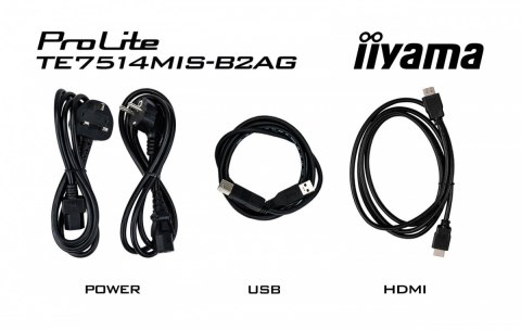 IIYAMA Monitor interaktywny 75 cali TE7514MIS-B2, INFRARED,50pkt,VA,4K,7H,WiFi,MIC,USB ANDROID 13, Google EDLA IIYAMA Monitor interaktywny 75 cali TE7514MIS-B2, INFRARED,50pkt,VA,4K,7H,WiFi,MIC,USB ANDROID 13, Google EDLA