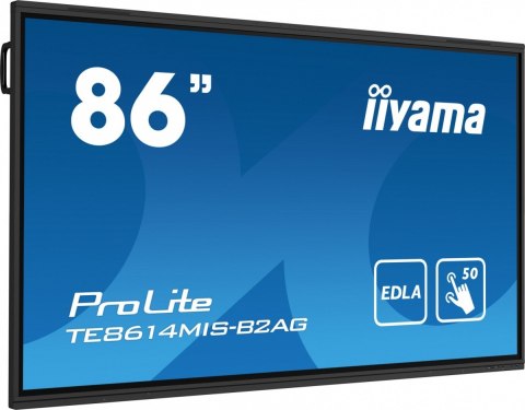 IIYAMA Monitor interaktywny 86 cali TE8614MIS-B2, INFRARED,50pkt,VA,4K, 7H,WiFi,MIC,USB ANDROID 13, Google EDLA IIYAMA Monitor interaktywny 86 cali TE8614MIS-B2, INFRARED,50pkt,VA,4K, 7H,WiFi,MIC,USB ANDROID 13, Google EDLA