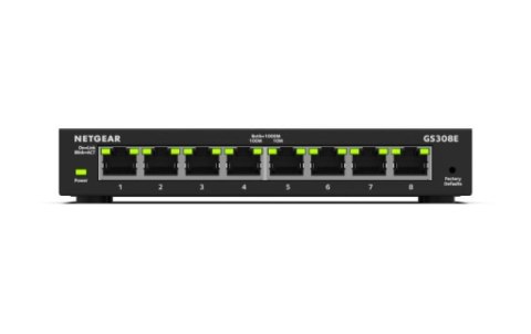 Netgear Przełącznik zarządzalny GS308E Switch 8xGE Netgear Przełącznik zarządzalny GS308E Switch 8xGE