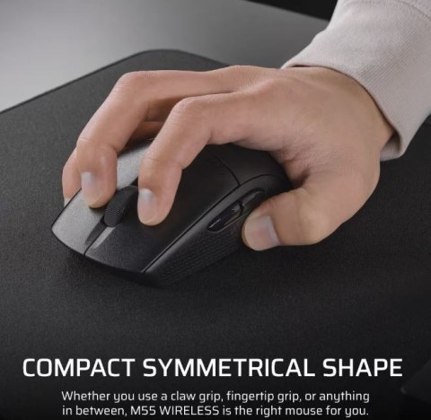 Corsair Mysz bezprzewodowa M55 Czarna Corsair Mysz bezprzewodowa M55 Czarna