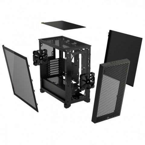 Corsair Obudowa 3000D Airflow TG Mid-Tower Czarna Corsair Obudowa 3000D Airflow TG Mid-Tower Czarna