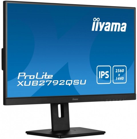 IIYAMA Monitor 27 cali XUB2792QSU-B5 IPS,QHD,HAS(150mm),DVI,HDMI,DP,USB IIYAMA Monitor 27 cali XUB2792QSU-B5 IPS,QHD,HAS(150mm),DVI,HDMI,DP,USB